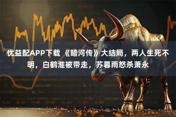 优益配APP下载 《暗河传》大结局，两人生死不明，白鹤淮被带走，苏暮雨怒杀萧永
